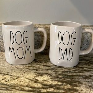 Rae Dunn Dog parents mug set